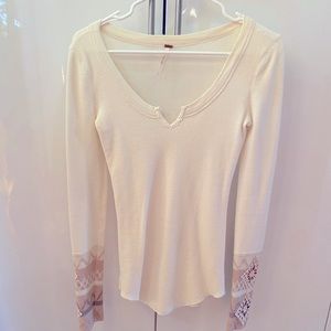 Free people thermal long sleeve mint condition